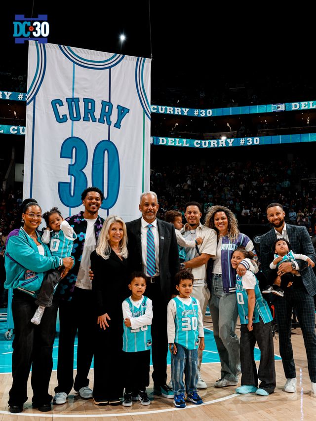 库里调侃或加盟黄蜂 父亲球衣退役引热议