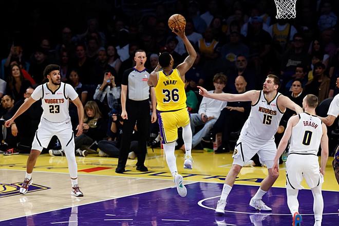 湖人加时险胜掘金 东契奇绝杀助队登顶西部第三